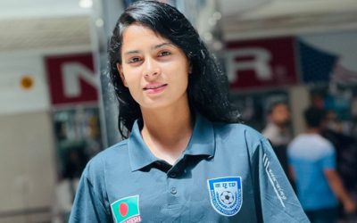 সানজিদাকে আইফোন দিলো বাফুফে