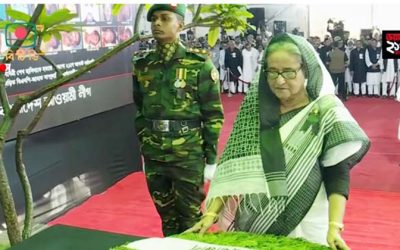 ২১ আগস্টের শহীদদের প্রতি প্রধানমন্ত্রীর শ্রদ্ধা
