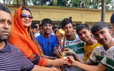 বিবিরহাট রশিদিয়া উচ্চ বিদ্যালয় ৩-১ গোলে চ্যাম্পিয়ন