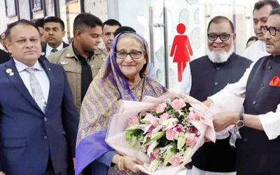 দেশে ফিরলেন প্রধানমন্ত্রী শেখ হাসিনা