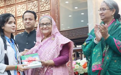 নতুন বই বিতরণ কার্যক্রম উদ্বোধন করলেন প্রধানমন্ত্রী